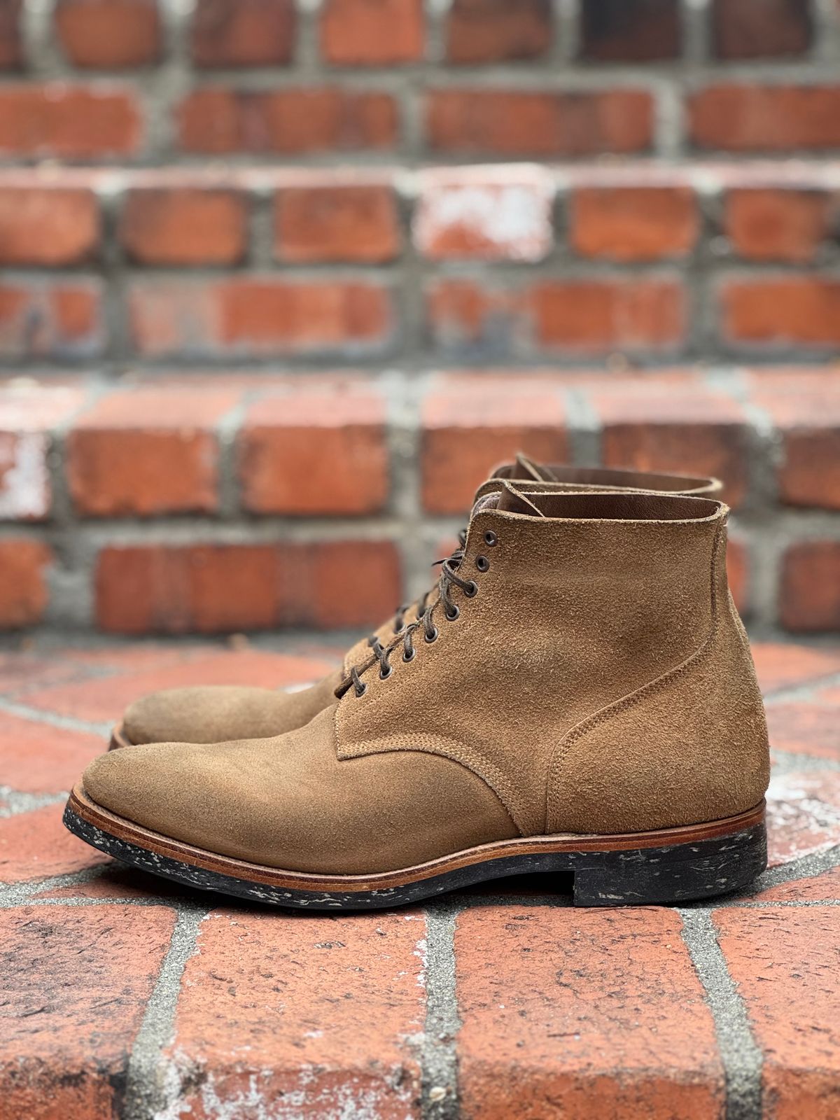 Photo by SierraLizard on November 1, 2025 of the Viberg N1 Boot-Marine Field Shoe in Horween Marine Field Roughout.