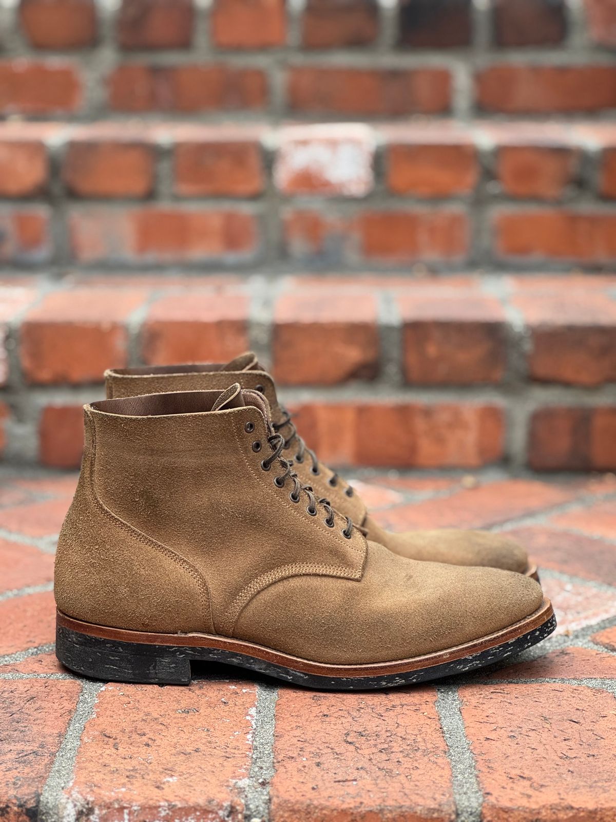Photo by SierraLizard on November 1, 2025 of the Viberg N1 Boot-Marine Field Shoe in Horween Marine Field Roughout.