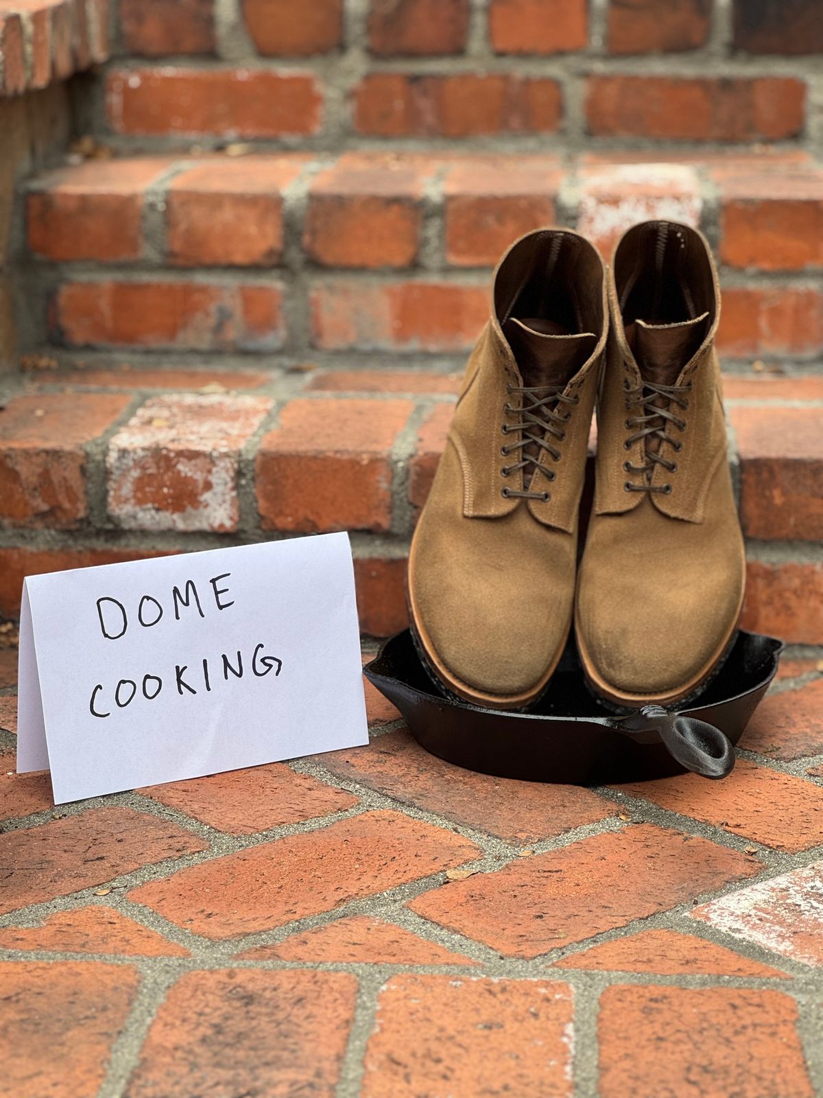 Photo by SierraLizard on November 1, 2025 of the Viberg N1 Boot-Marine Field Shoe in Horween Marine Field Roughout.