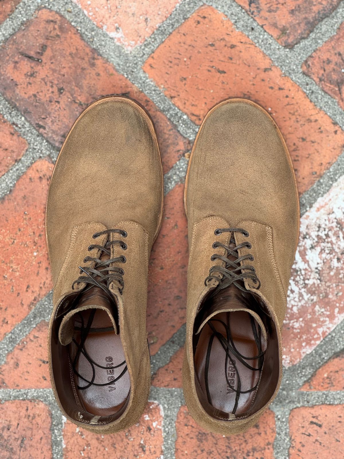 Photo by SierraLizard on November 1, 2025 of the Viberg N1 Boot-Marine Field Shoe in Horween Marine Field Roughout.