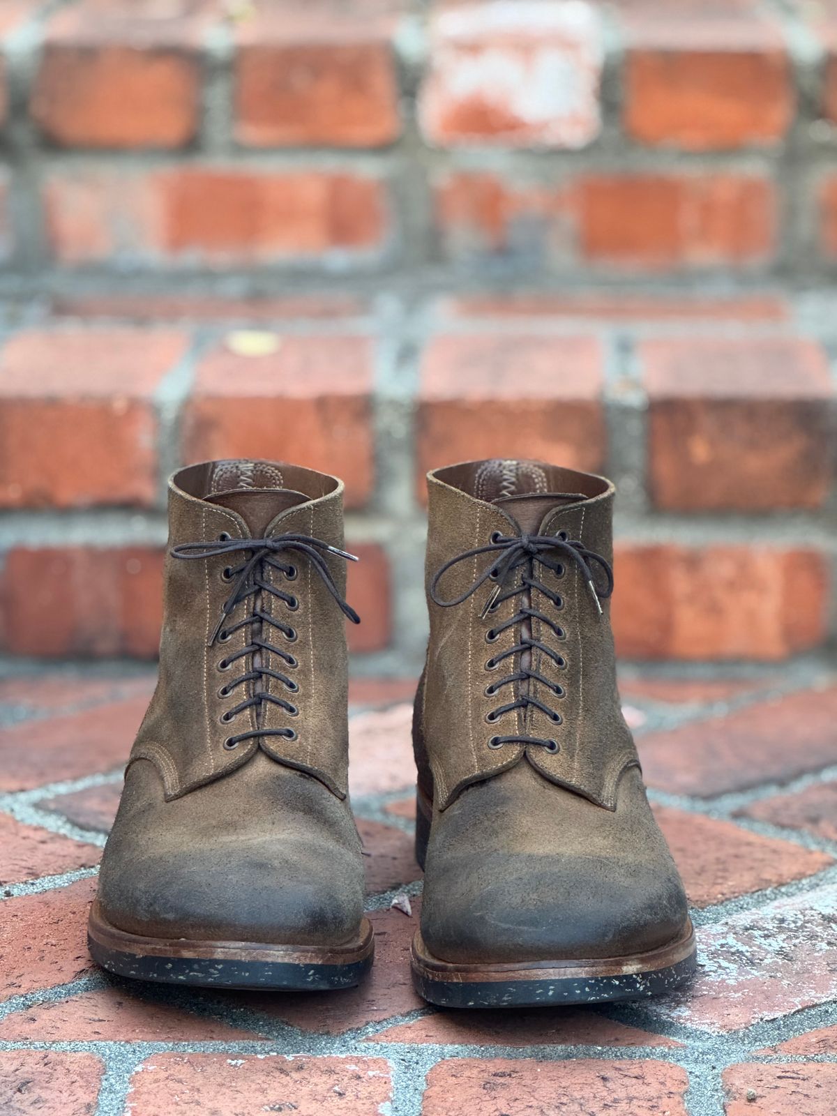 Photo by SierraLizard on February 1, 2026 of the Viberg N1 Boot-Marine Field Shoe in Horween Marine Field Roughout.