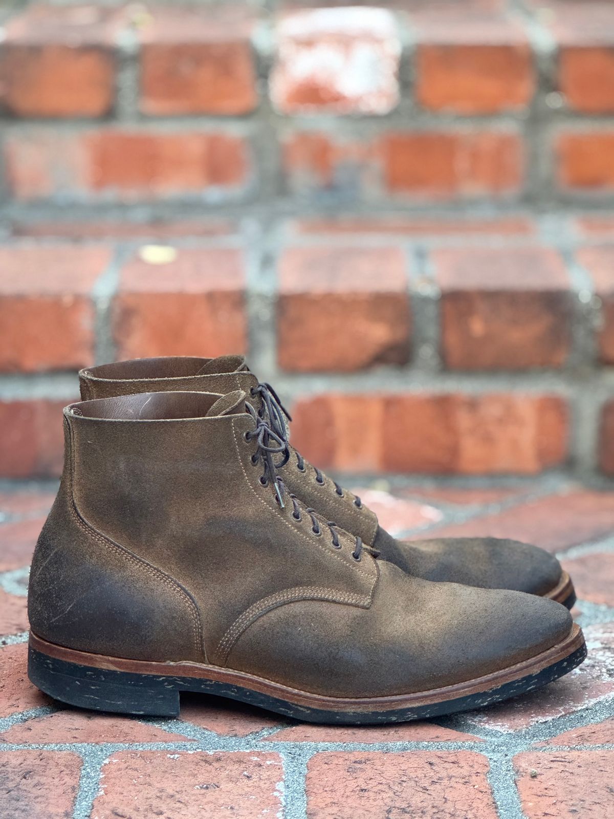 Photo by SierraLizard on February 1, 2026 of the Viberg N1 Boot-Marine Field Shoe in Horween Marine Field Roughout.