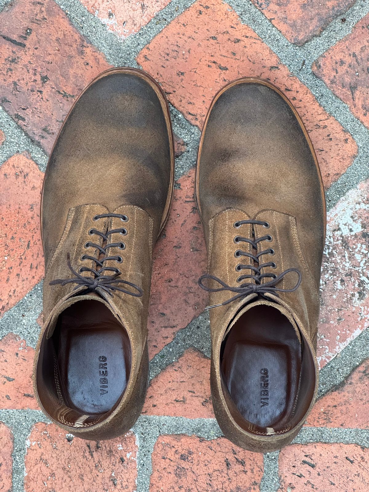 Photo by SierraLizard on February 1, 2026 of the Viberg N1 Boot-Marine Field Shoe in Horween Marine Field Roughout.