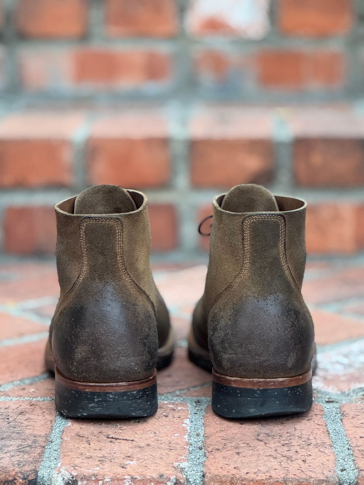Photo by SierraLizard on March 3, 2026 of the Viberg N1 Boot-Marine Field Shoe in Horween Marine Field Roughout.