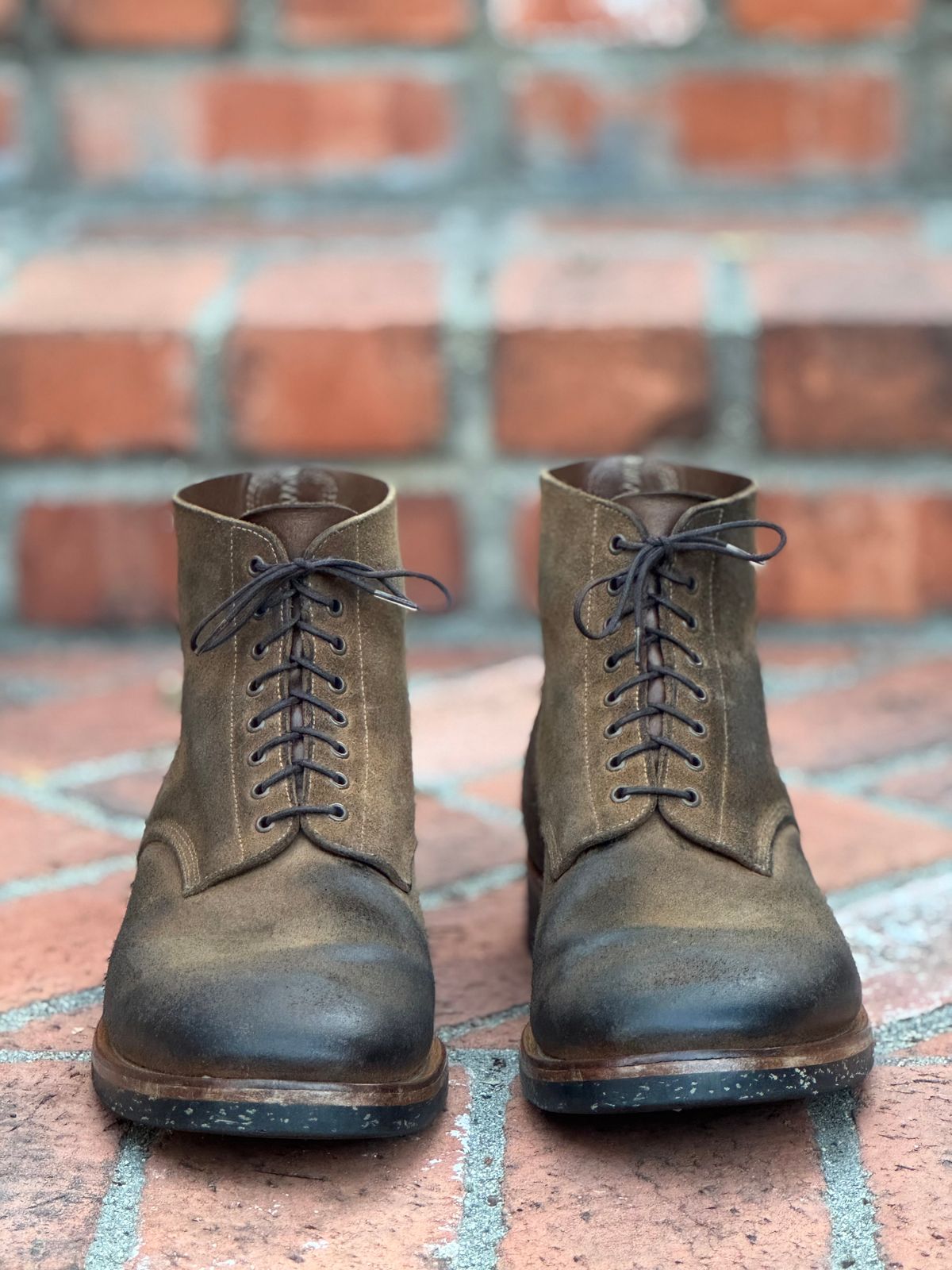 Photo by SierraLizard on March 3, 2026 of the Viberg N1 Boot-Marine Field Shoe in Horween Marine Field Roughout.