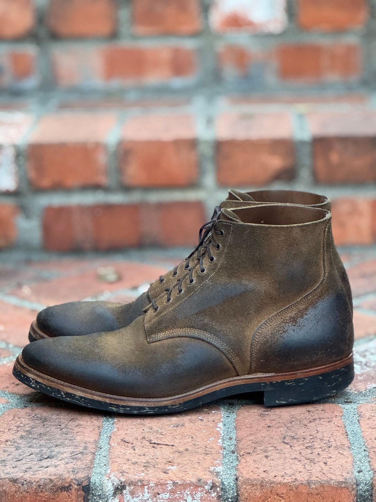 Photo by SierraLizard on March 3, 2026 of the Viberg N1 Boot-Marine Field Shoe in Horween Marine Field Roughout.