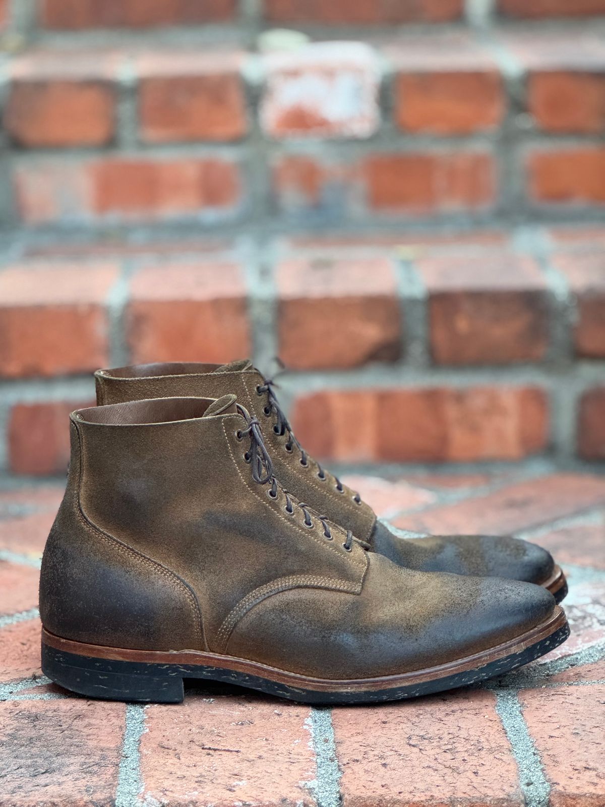 Photo by SierraLizard on March 3, 2026 of the Viberg N1 Boot-Marine Field Shoe in Horween Marine Field Roughout.
