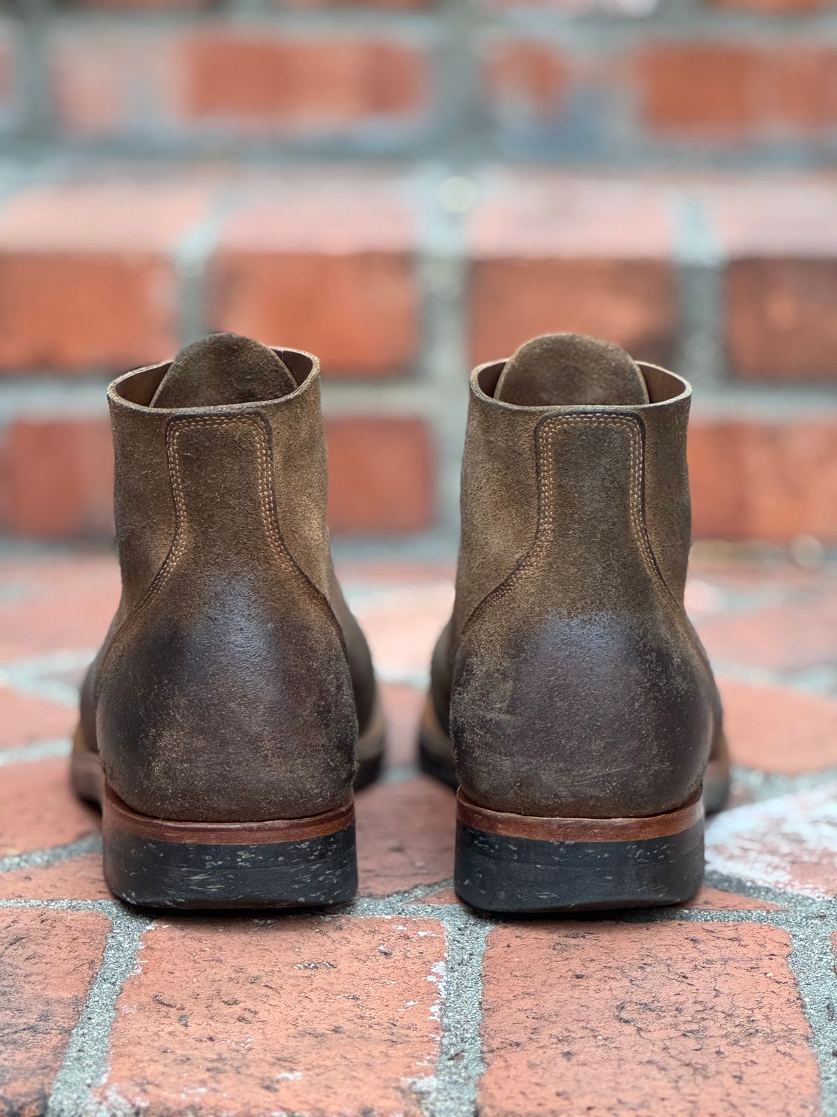 Photo by SierraLizard on April 1, 2026 of the Viberg N1 Boot-Marine Field Shoe in Horween Marine Field Roughout.