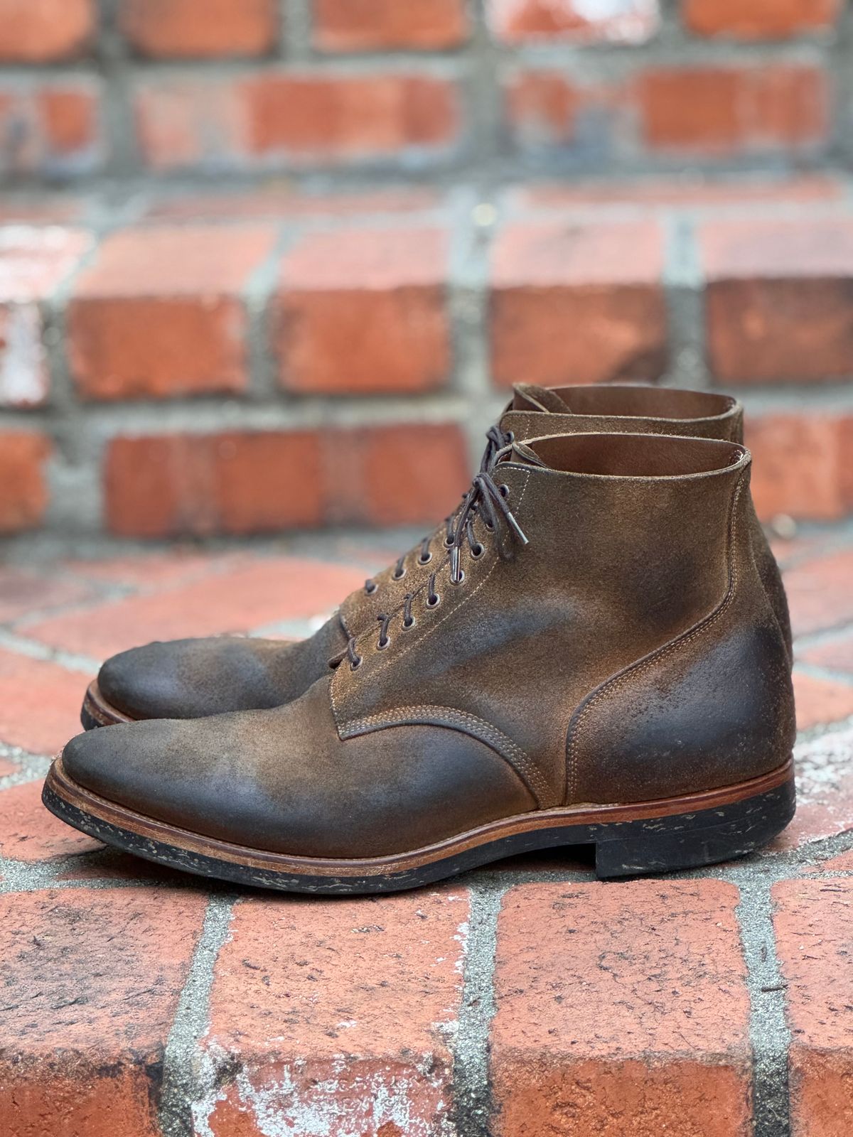 Photo by SierraLizard on April 1, 2026 of the Viberg N1 Boot-Marine Field Shoe in Horween Marine Field Roughout.