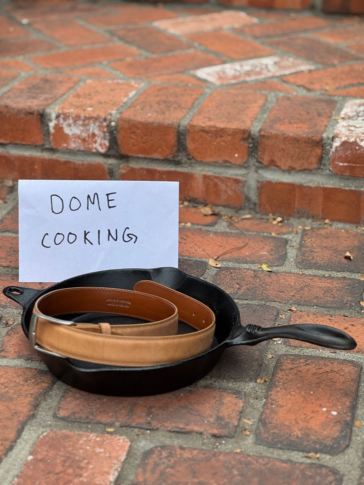 Photo by SierraLizard on November 1, 2025 of the Guarded Goods Guardian Belt in Maryam Natural Horsebutt.