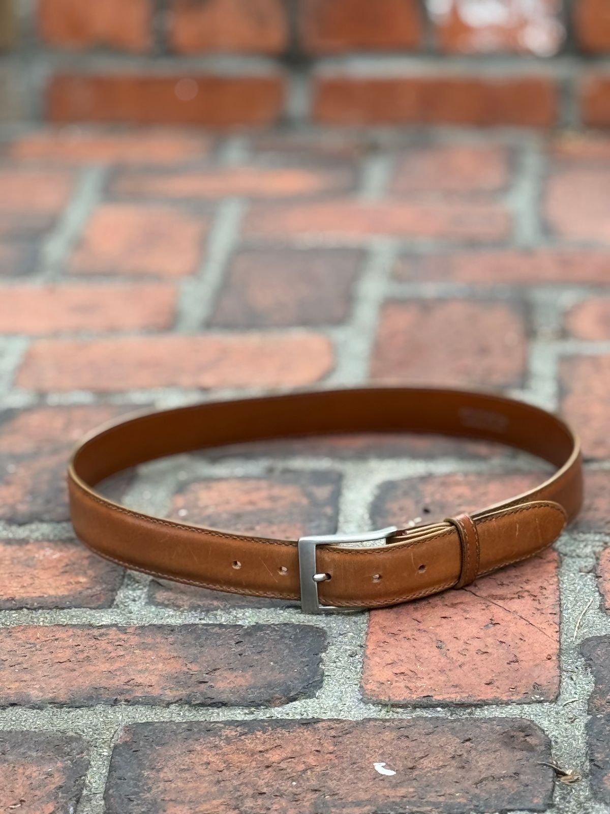 Photo by SierraLizard on April 1, 2026 of the Guarded Goods Guardian Belt in Maryam Natural Horsebutt.