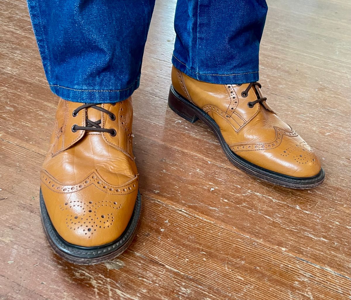 Photo by Eazydoesit on March 27, 2024 of the NPS Shoes Brogue Boot in Unknown Material.