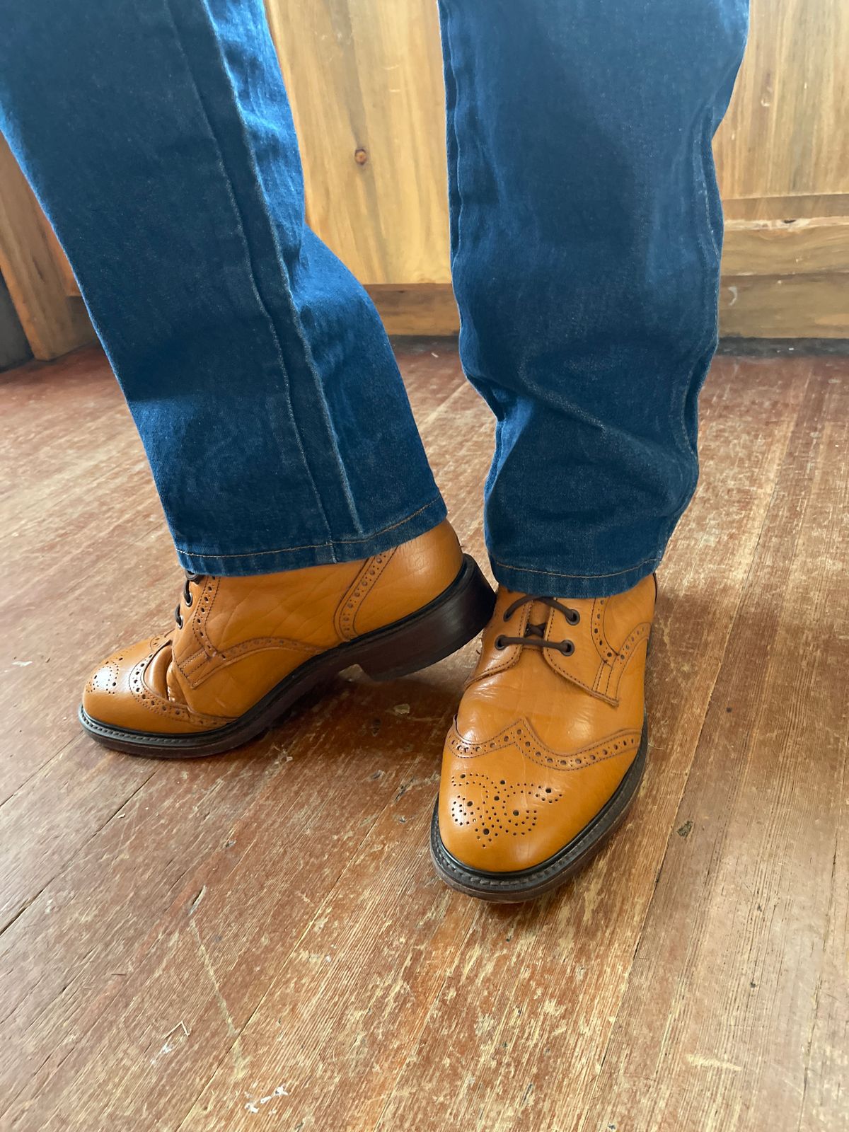 Photo by Eazydoesit on March 27, 2024 of the NPS Shoes Brogue Boot in Unknown Material.