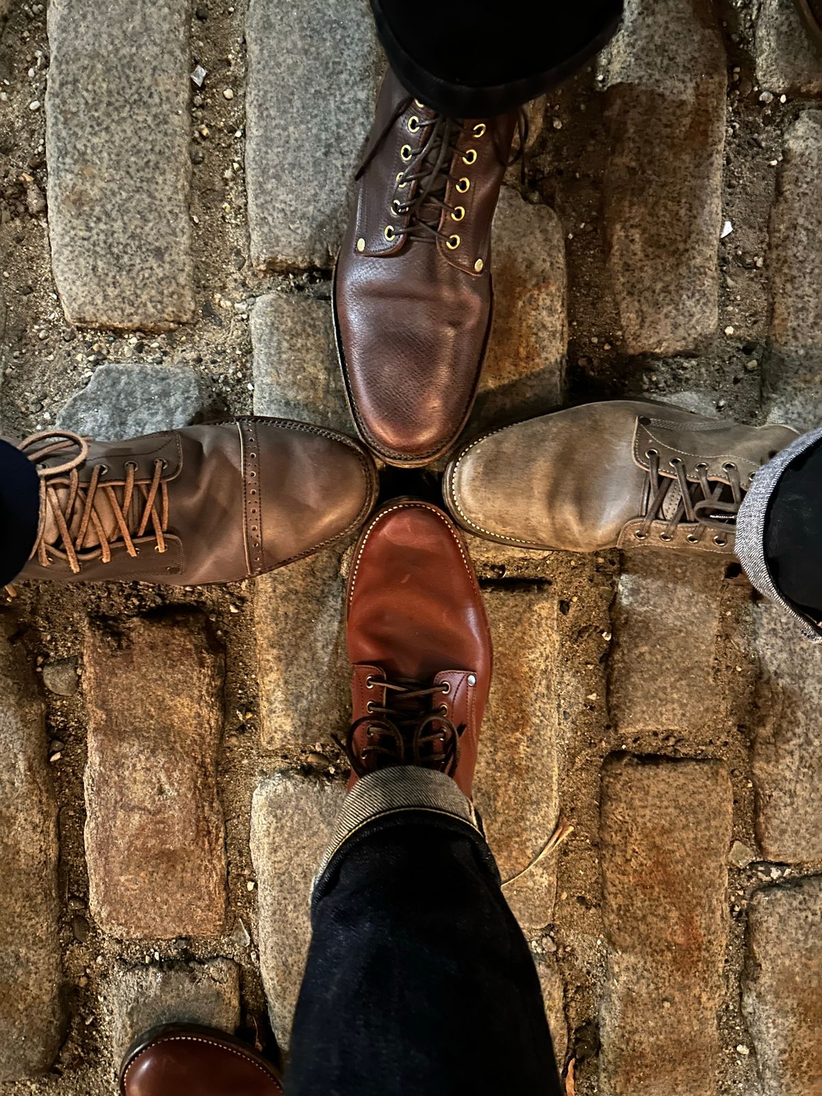 Photo by worra on November 4, 2022 of the NF Bootmaker Milton Boot in Horween Tan Workshoe Butt.