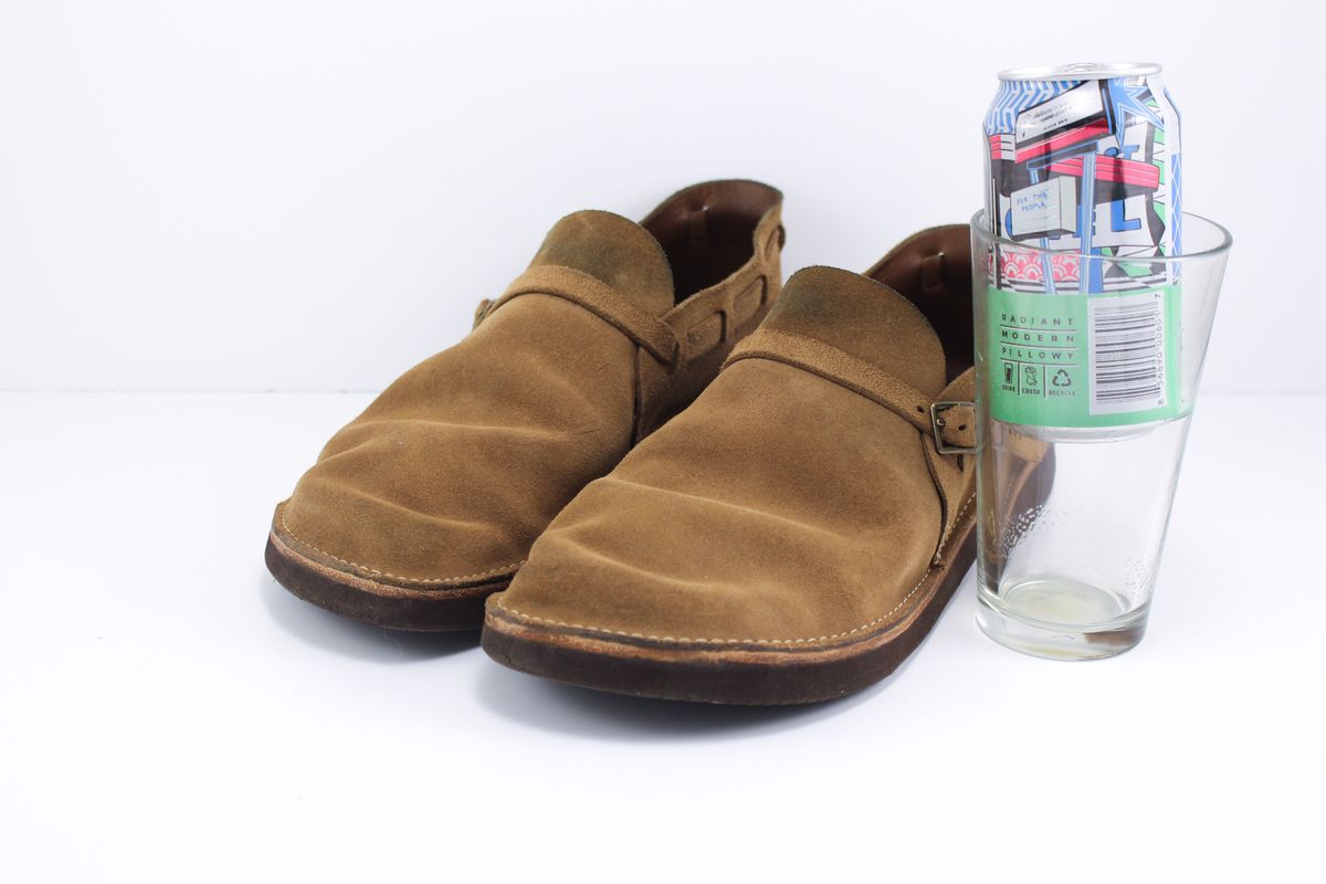 Photo by polishengineering on November 4, 2024 of the Oak Street Bootmakers Country Loafer in Horween Natural Chromexcel Roughout.