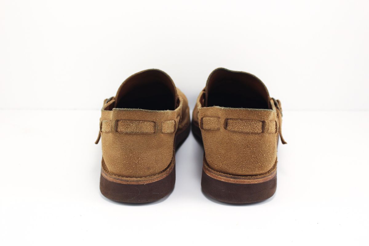 Photo by polishengineering on November 4, 2024 of the Oak Street Bootmakers Country Loafer in Horween Natural Chromexcel Roughout.