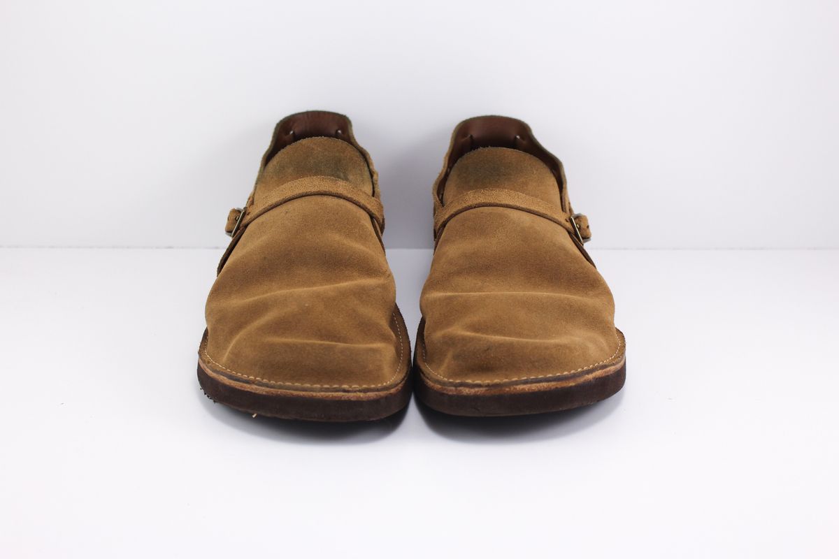 Photo by polishengineering on November 4, 2024 of the Oak Street Bootmakers Country Loafer in Horween Natural Chromexcel Roughout.