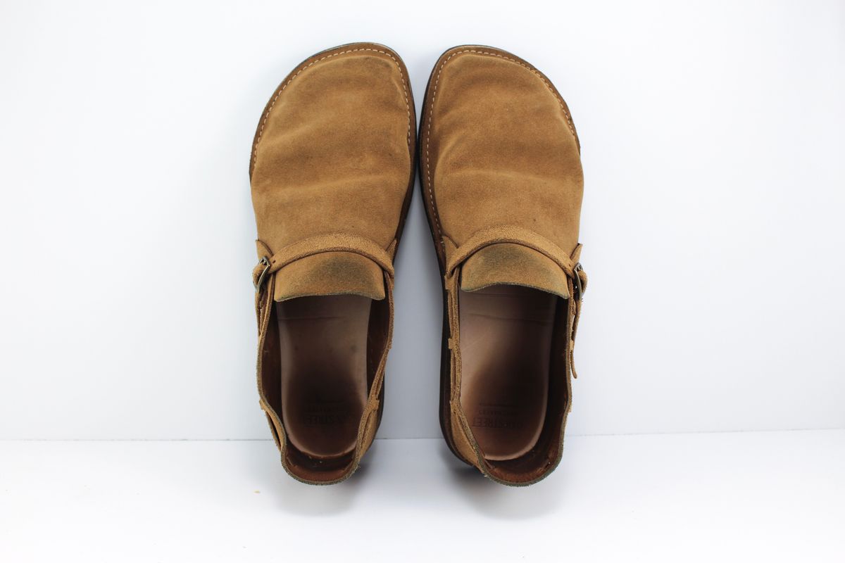 Photo by polishengineering on November 4, 2024 of the Oak Street Bootmakers Country Loafer in Horween Natural Chromexcel Roughout.