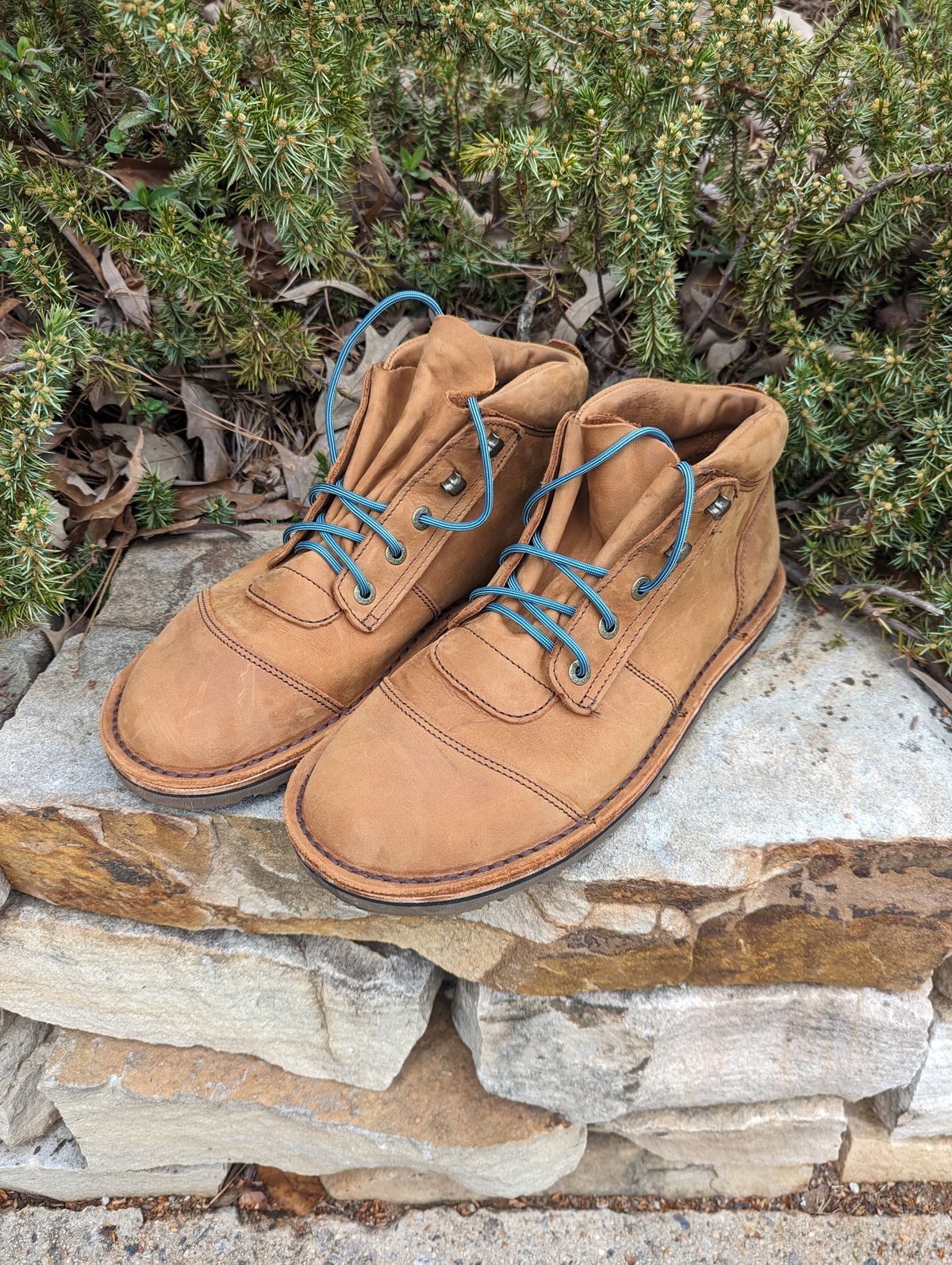 Photo by polishengineering on March 17, 2024 of the Jim Green African Ranger Barefoot Boot in Fudge Crazy Horse.
