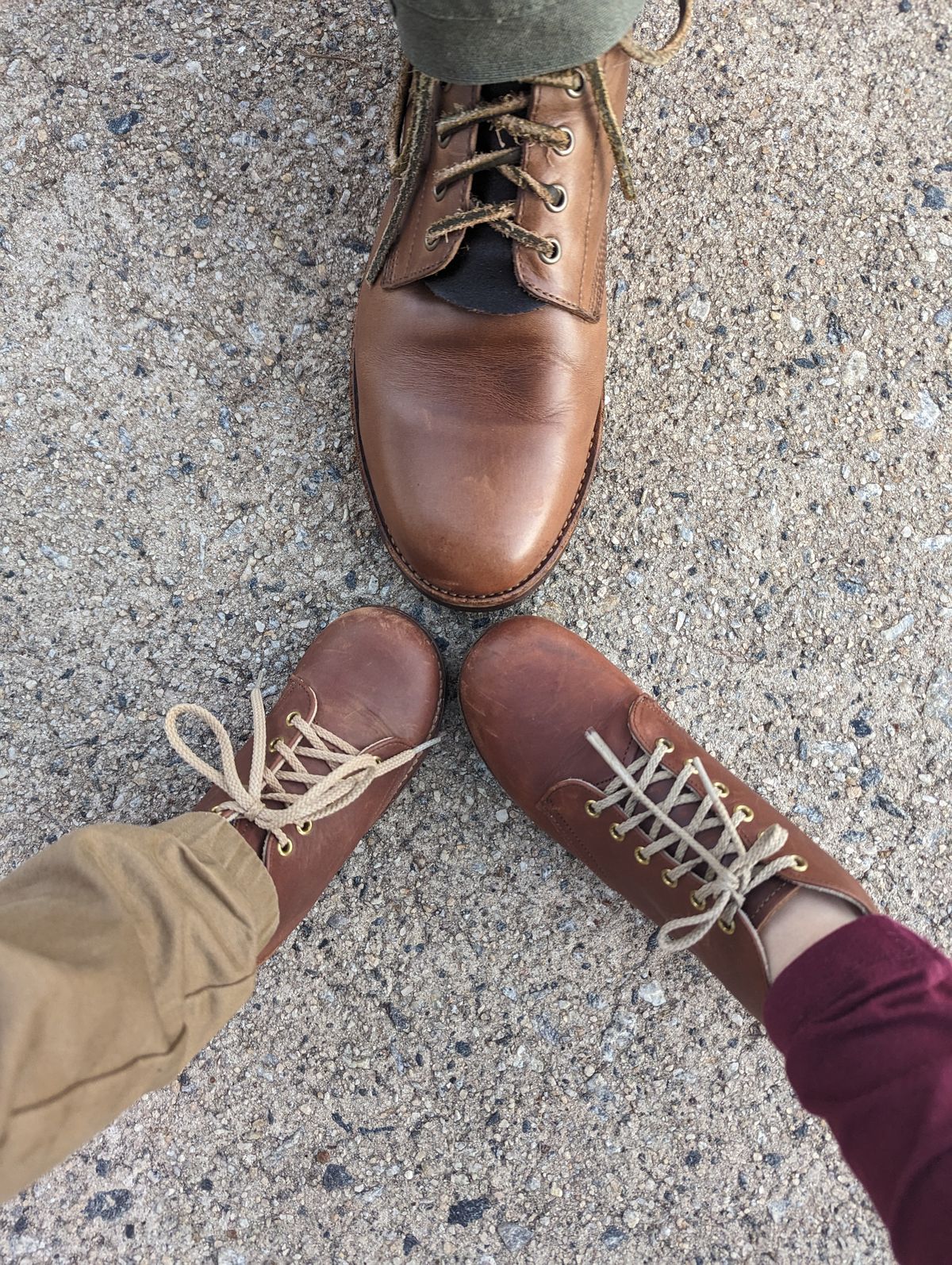 Photo by polishengineering on December 5, 2023 of the Oak Street Bootmakers Field Boot in Horween Natural Chromexcel.