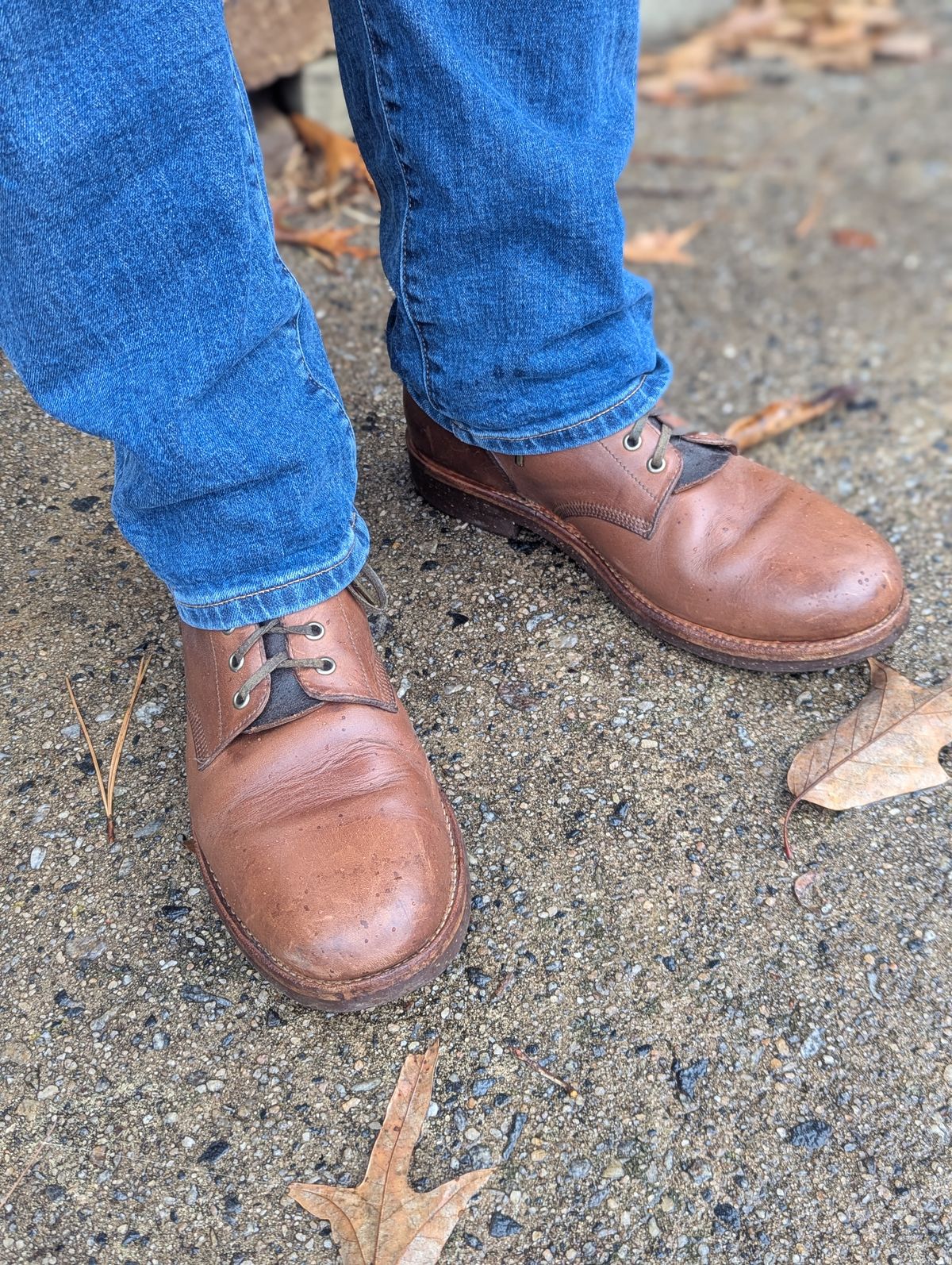 Photo by polishengineering on November 25, 2025 of the Oak Street Bootmakers Field Boot in Horween Natural Chromexcel.