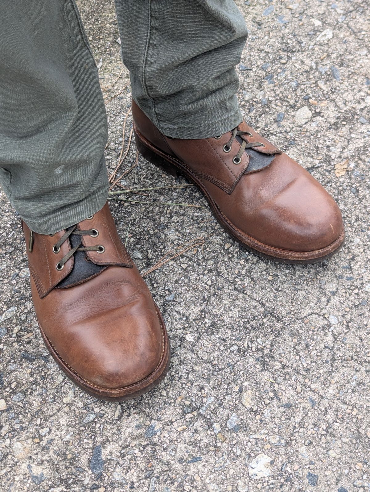 Photo by polishengineering on January 14, 2026 of the Oak Street Bootmakers Field Boot in Horween Natural Chromexcel.