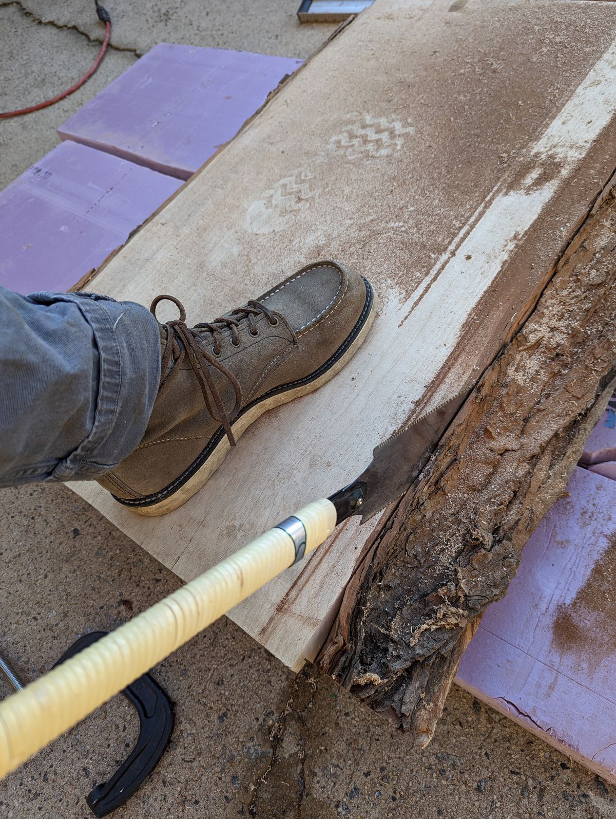 Photo by polishengineering on December 4, 2022 of the Red Wing 6-Inch Classic Moc in S.B. Foot Slate Muleskinner.