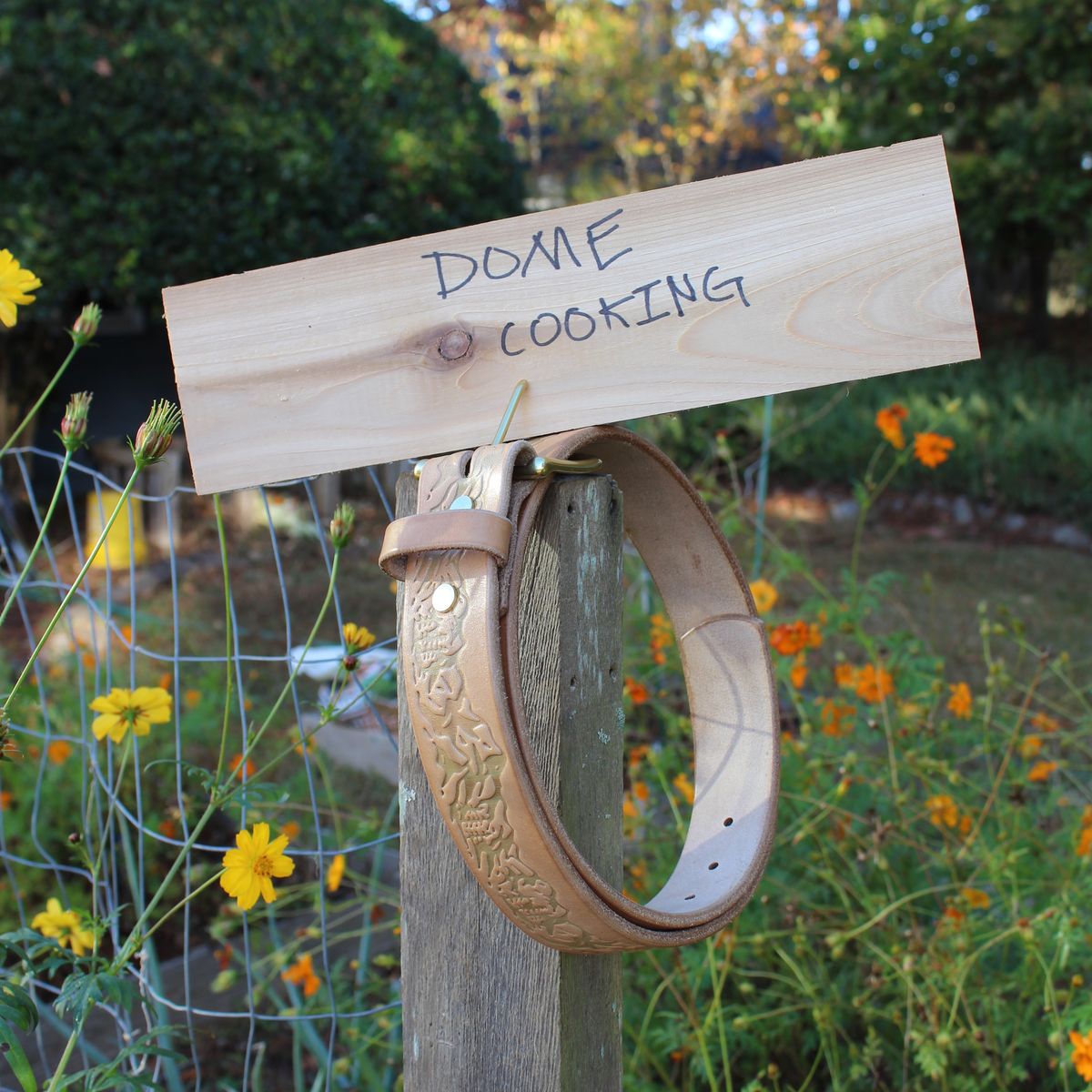 Photo by polishengineering on November 5, 2025 of the Harker Leatherworks Rainier Belt in Bakers Bridle.