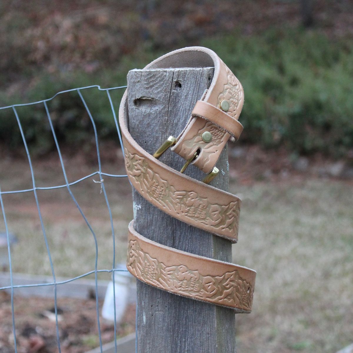 Photo by polishengineering on December 1, 2025 of the Harker Leatherworks Rainier Belt in Bakers Bridle.