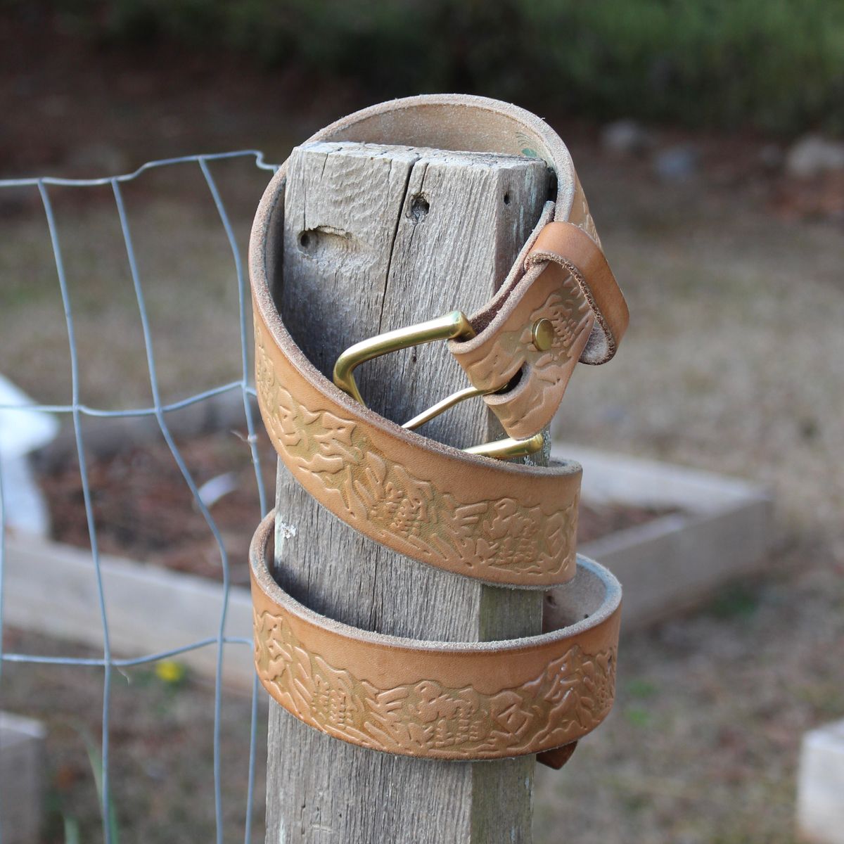 Photo by polishengineering on January 4, 2026 of the Harker Leatherworks Rainier Belt in Bakers Bridle.