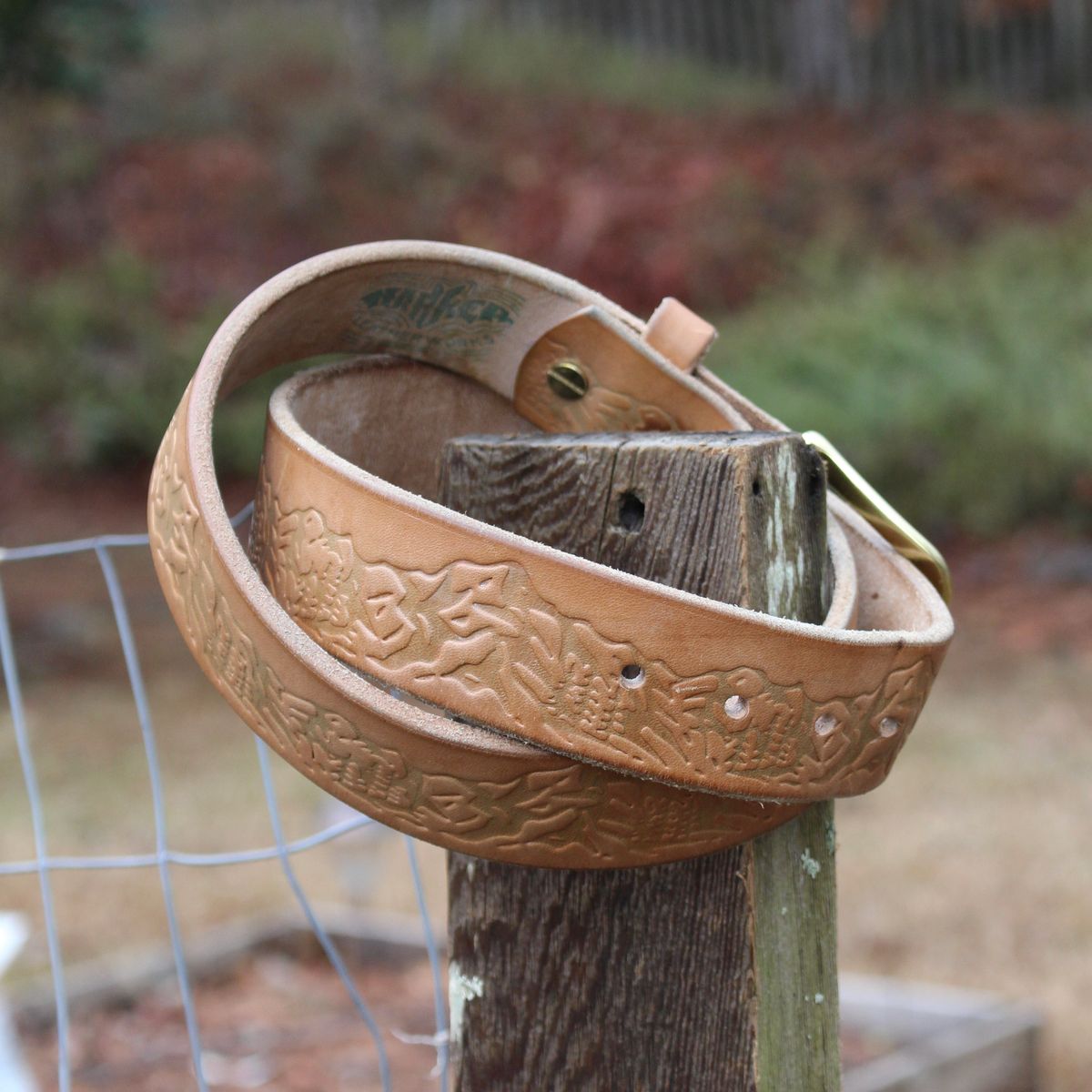 Photo by polishengineering on February 4, 2026 of the Harker Leatherworks Rainier Belt in Bakers Bridle.