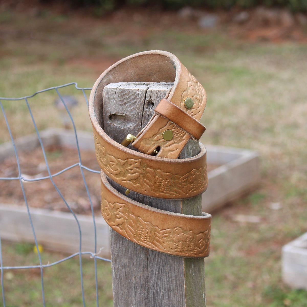 Photo by polishengineering on March 2, 2026 of the Harker Leatherworks Rainier Belt in Bakers Bridle.