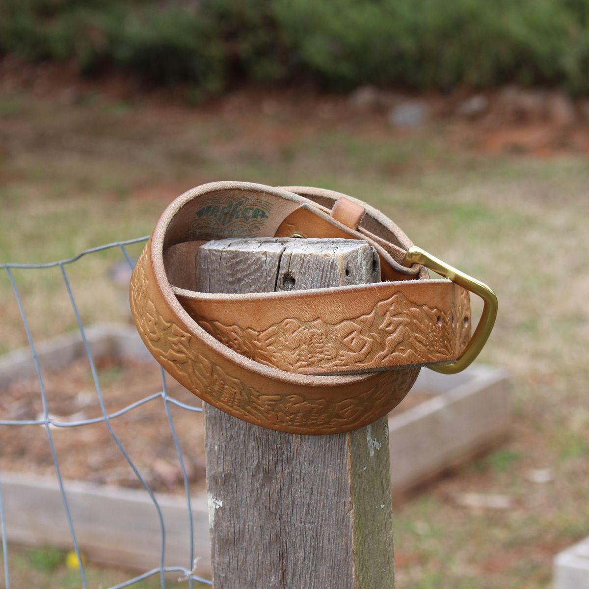 Photo by polishengineering on March 2, 2026 of the Harker Leatherworks Rainier Belt in Bakers Bridle.