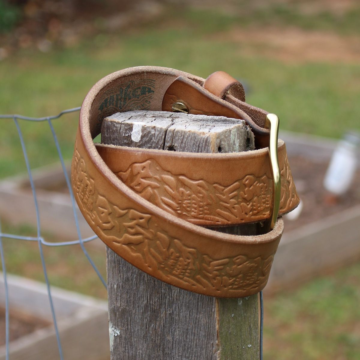 Photo by polishengineering on April 4, 2026 of the Harker Leatherworks Rainier Belt in Bakers Bridle.