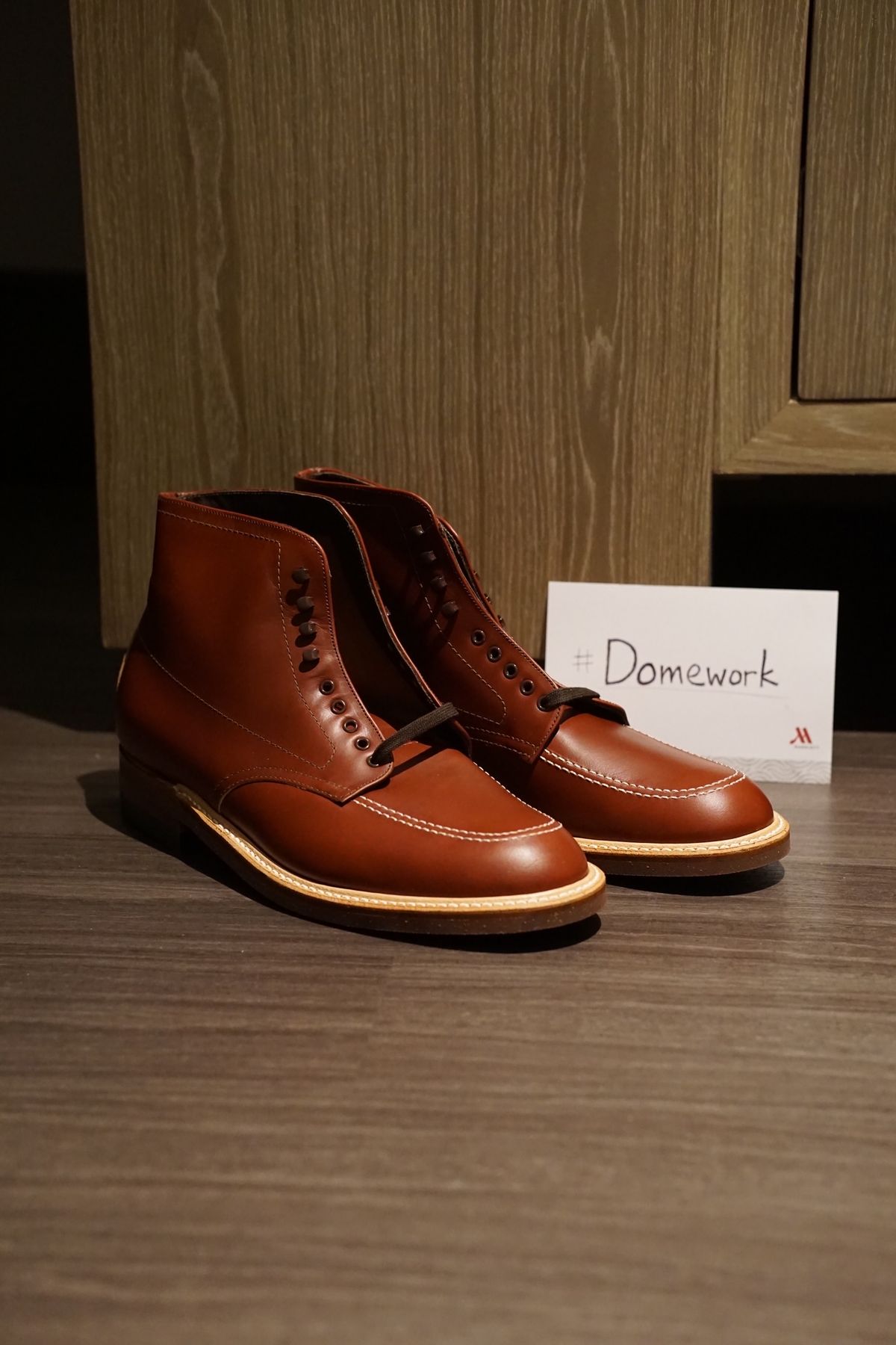 Photo by selvedgeline on October 1, 2022 of the Alden Indy Boot in Unknown Material.