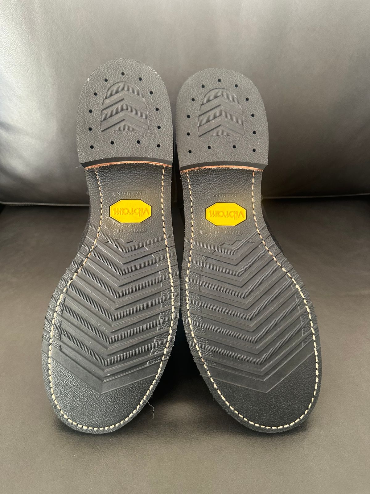 Photo by TheGiuce on December 17, 2025 of the John Lofgren M-43 Service Shoes in Black Roughout Japanese Steerhide.