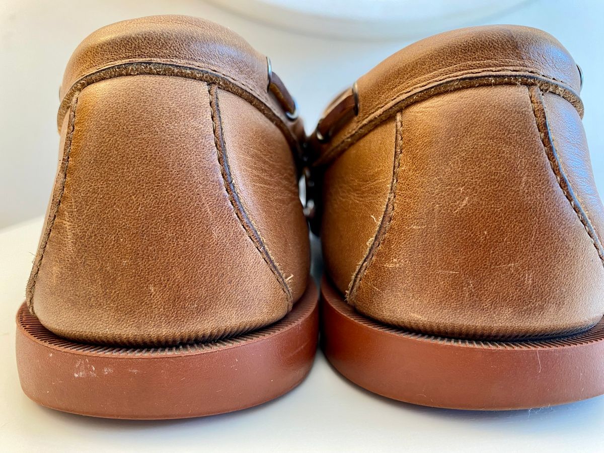 Photo by Hellraysaz on September 15, 2023 of the Rancourt & Co. Gilman Camp Moc in Horween Natural Chromexcel.