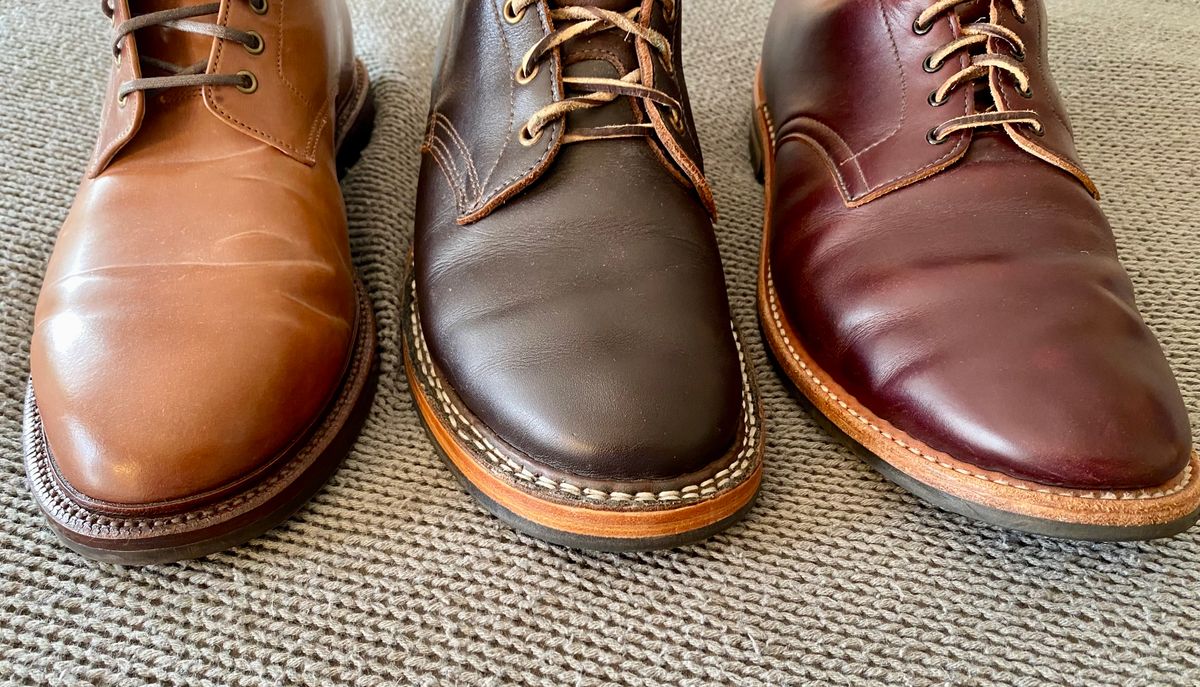 Photo by Hellraysaz on August 25, 2023 of the White's Main Street in Horween Color 8 Chromexcel.