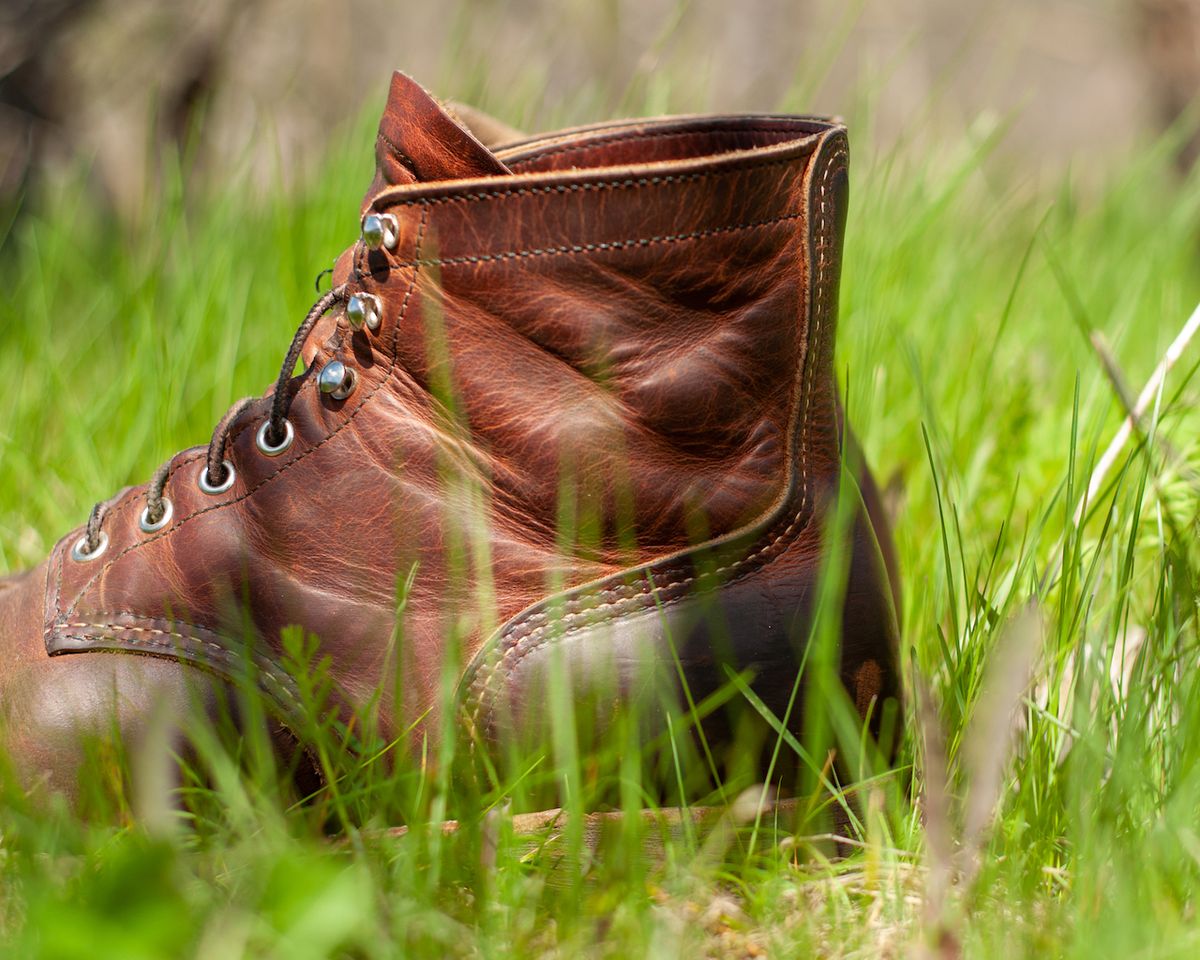 Photo by Hellraysaz on May 6, 2021 of the Red Wing Iron Ranger in S.B. Foot Copper Rough and Tough.