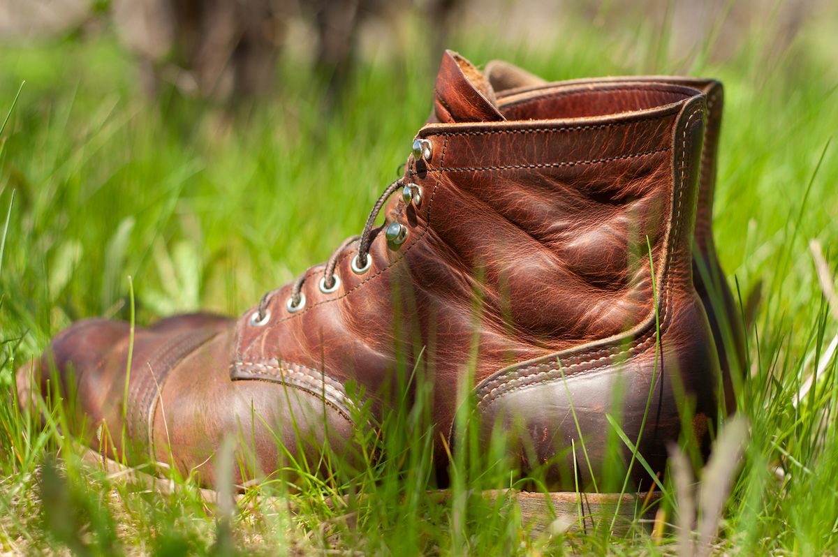 Photo by Hellraysaz on May 6, 2021 of the Red Wing Iron Ranger in S.B. Foot Copper Rough and Tough.