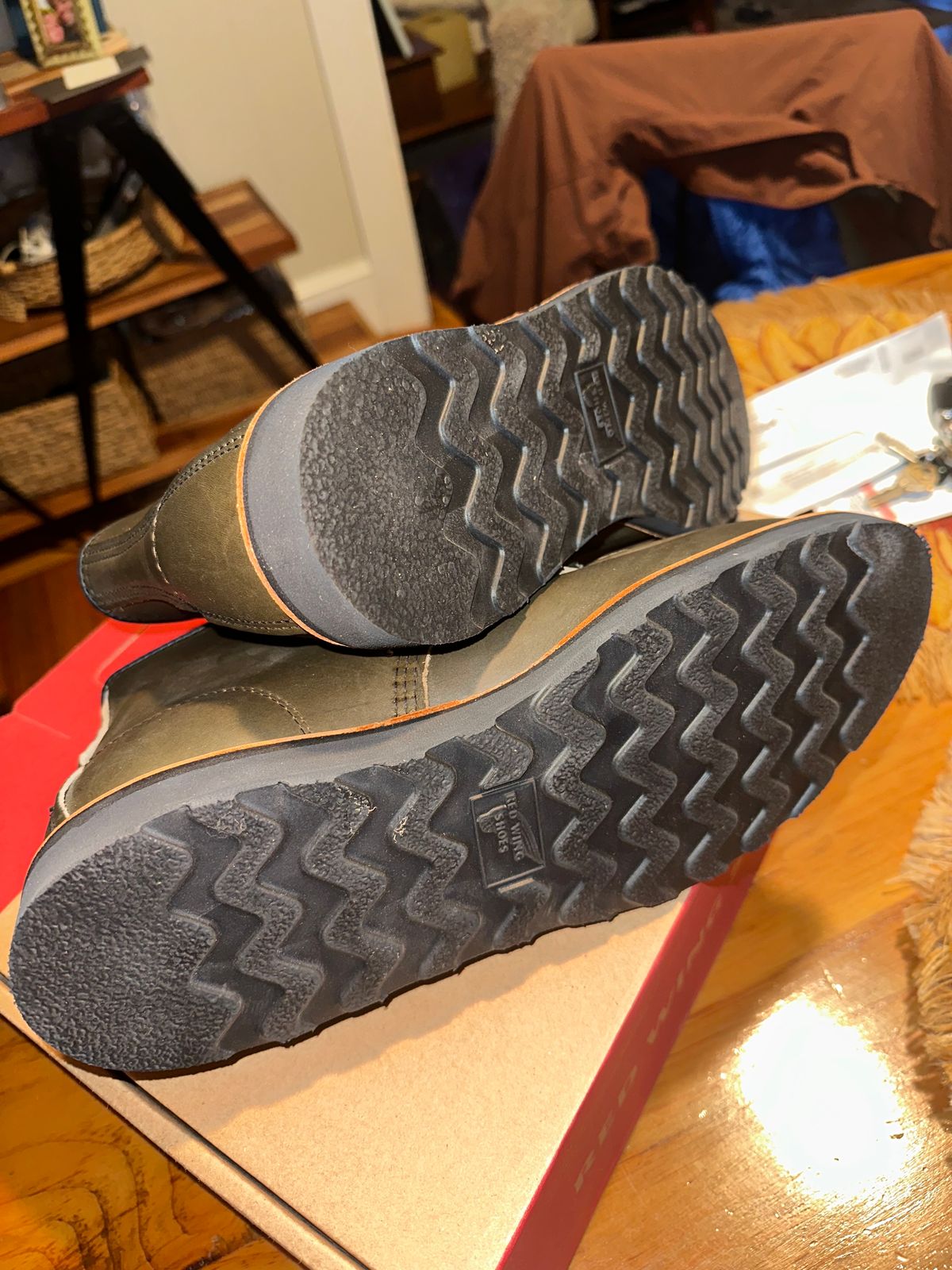 Photo by cardenazul on October 21, 2023 of the Red Wing 6-Inch Classic Moc in S.B. Foot Alpine Portage.