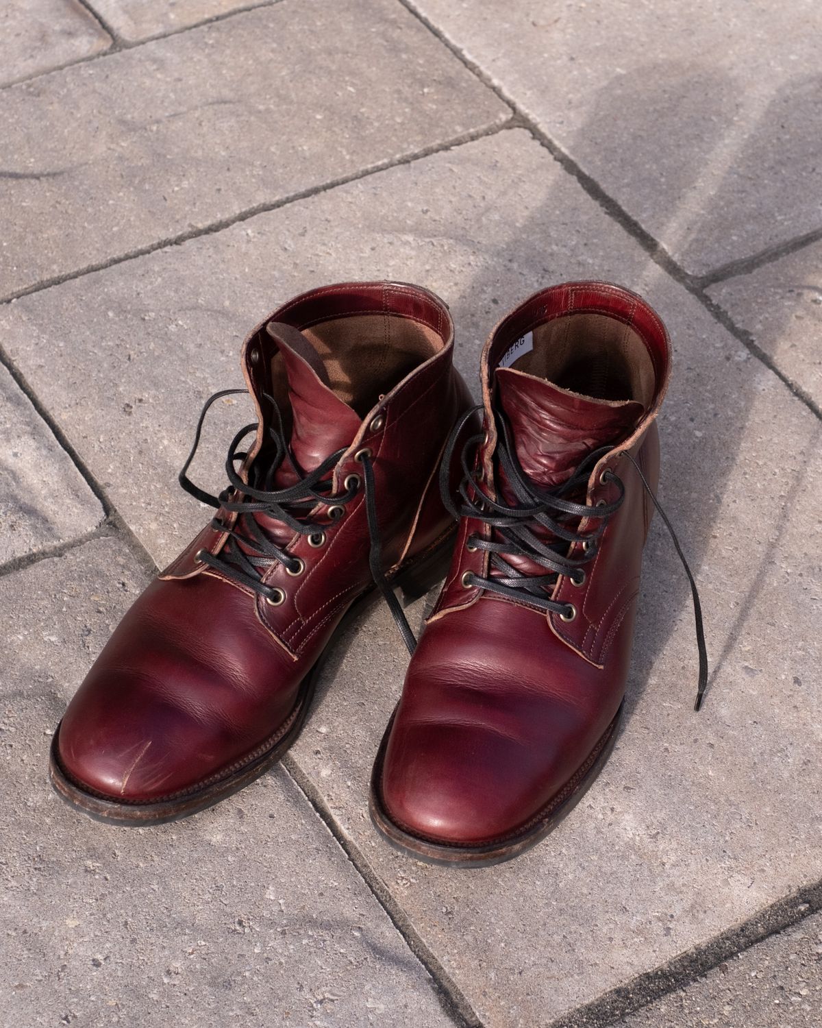 Photo by Long on November 5, 2023 of the Viberg Service Boot in Horween Color 8 Chromexcel.