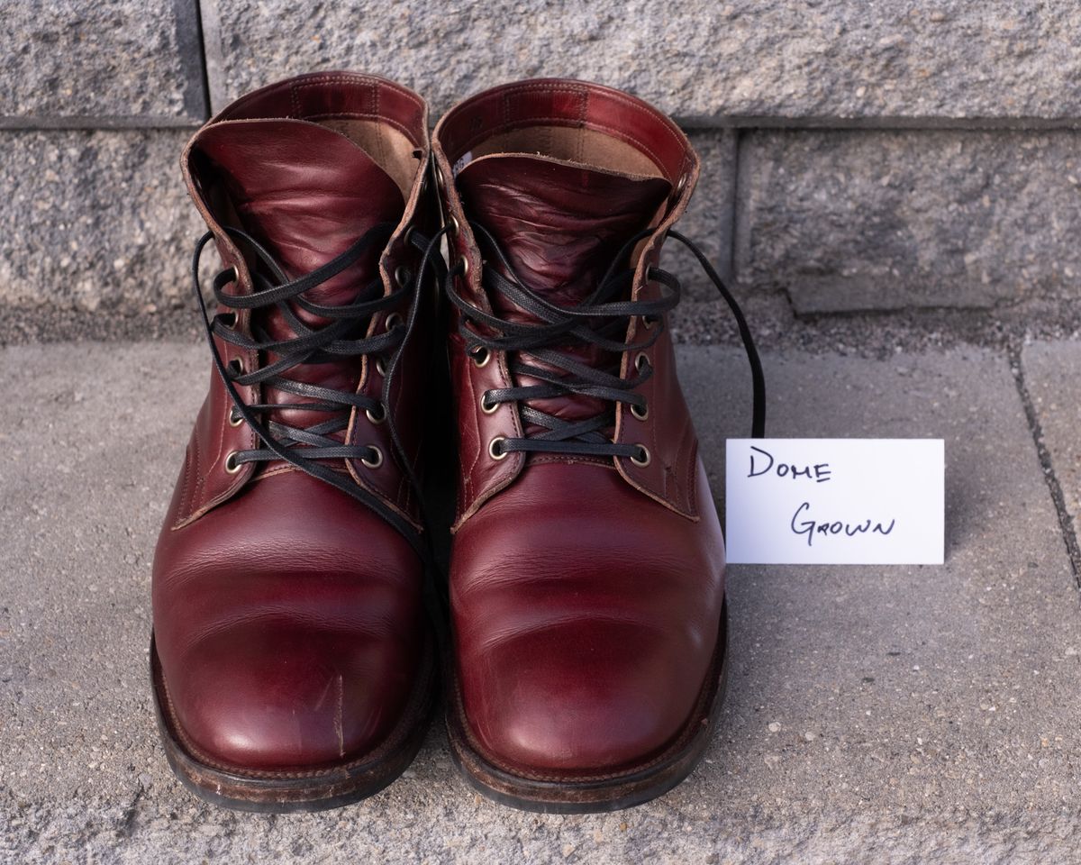 Photo by Long on November 5, 2023 of the Viberg Service Boot in Horween Color 8 Chromexcel.
