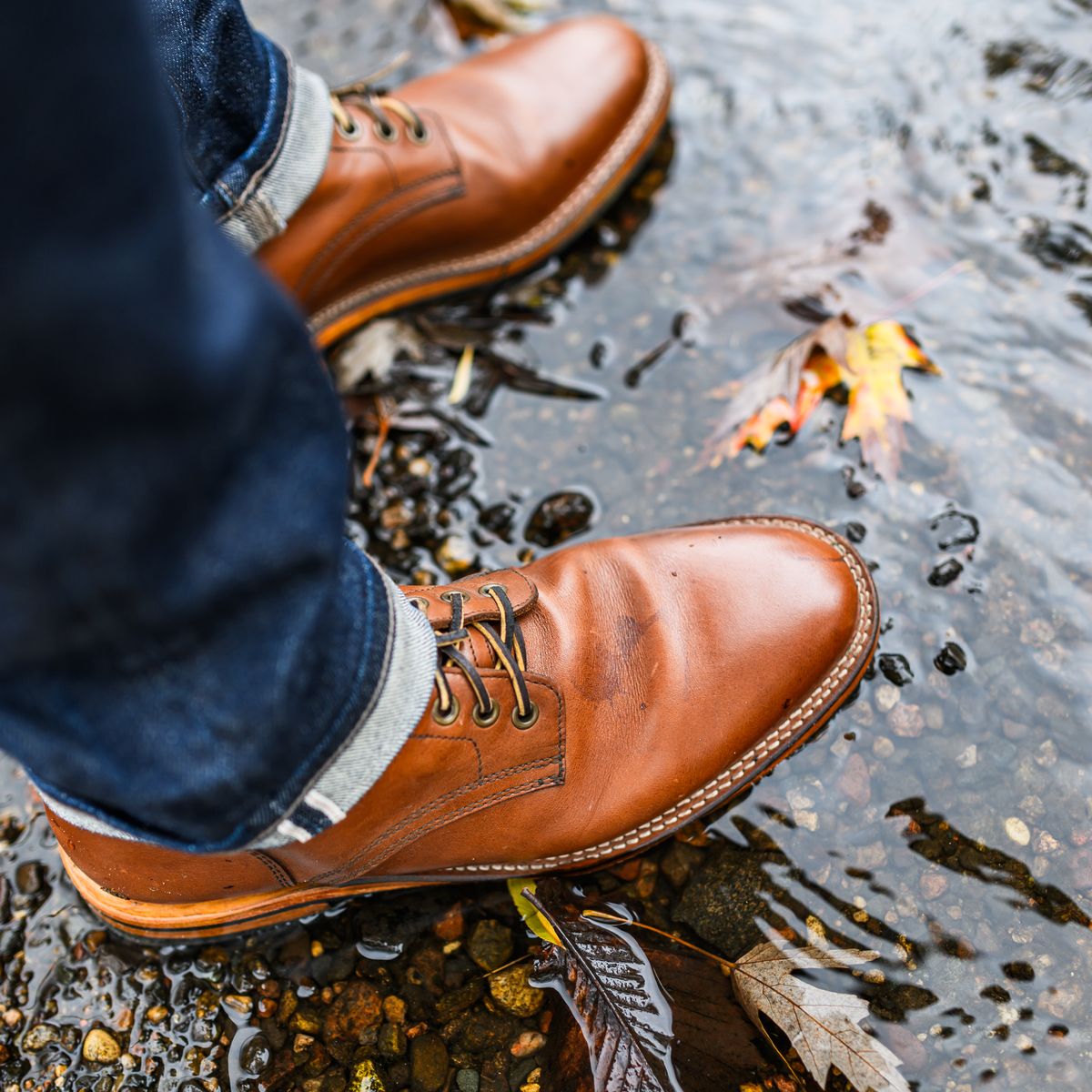 Photo by ABPhoto on November 2, 2024 of the Parkhurst The Allen in Tempesti Cognac Veg Tan.