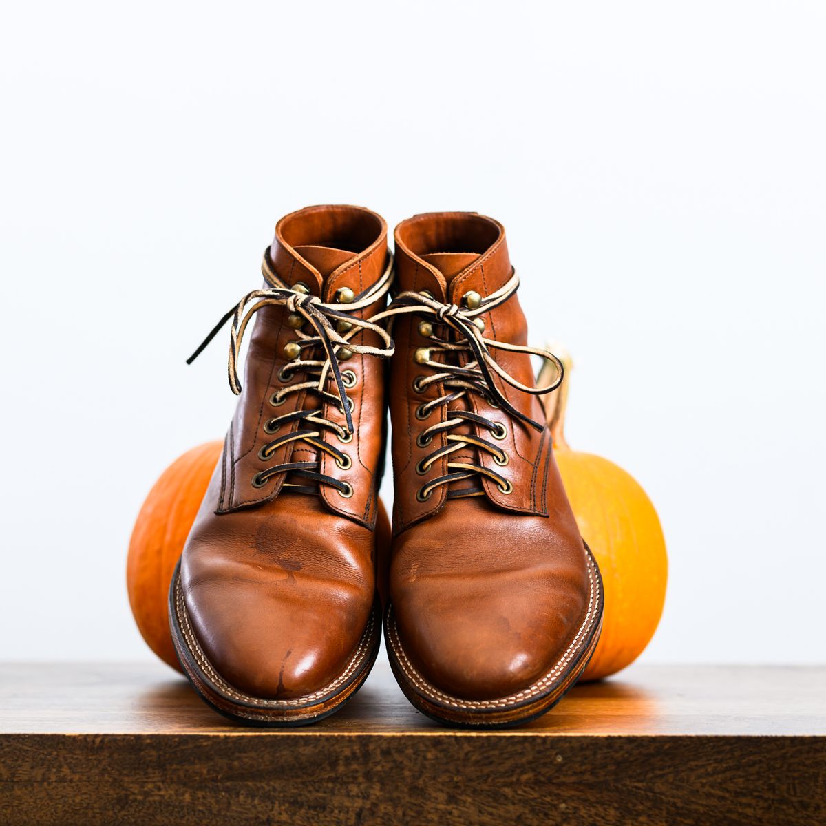 Photo by ABPhoto on November 2, 2024 of the Parkhurst The Allen in Tempesti Cognac Veg Tan.