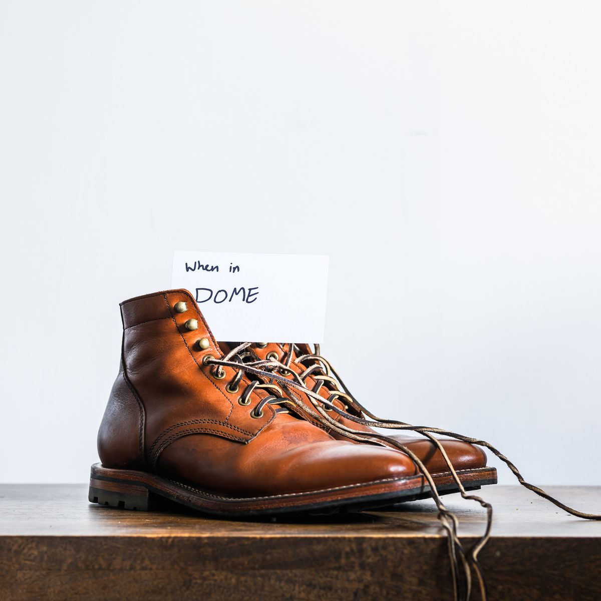 Photo by ABPhoto on November 2, 2024 of the Parkhurst The Allen in Tempesti Cognac Veg Tan.