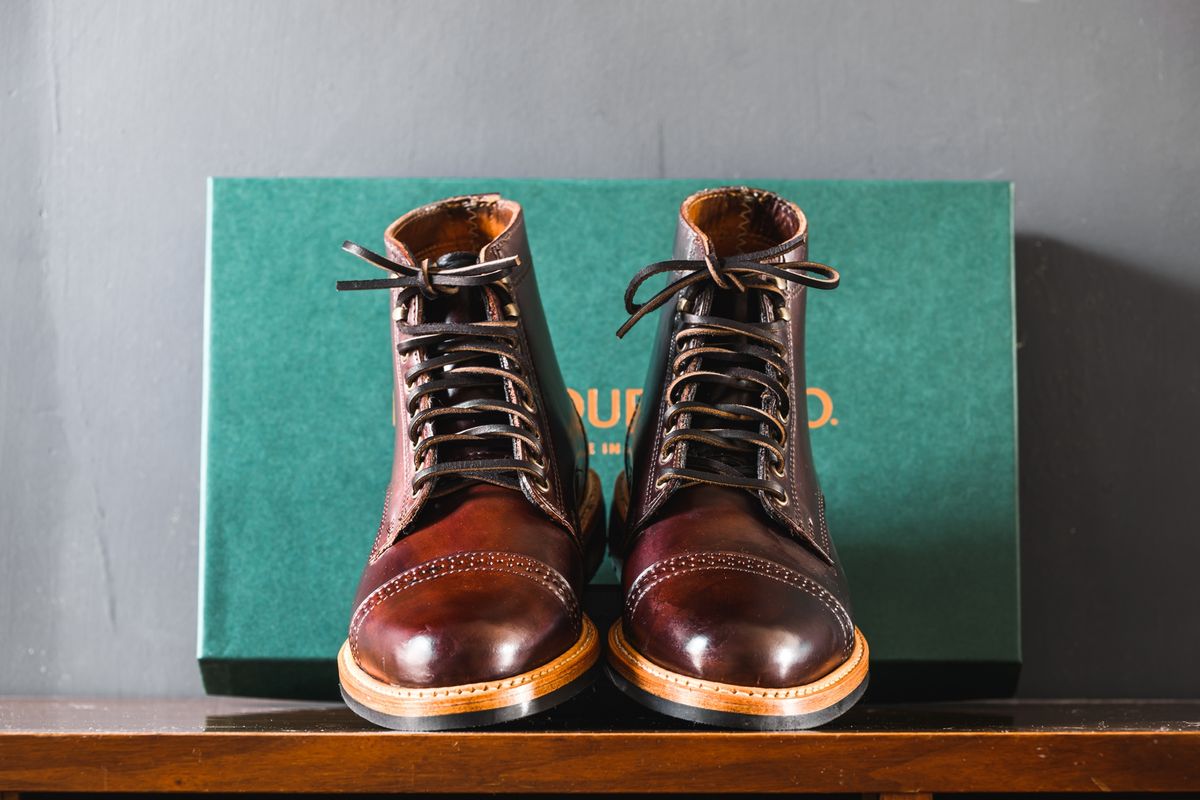 Photo by ABPhoto on March 23, 2023 of the Rancourt & Co. Porter Boot in Horween Espresso Shell Cordovan.