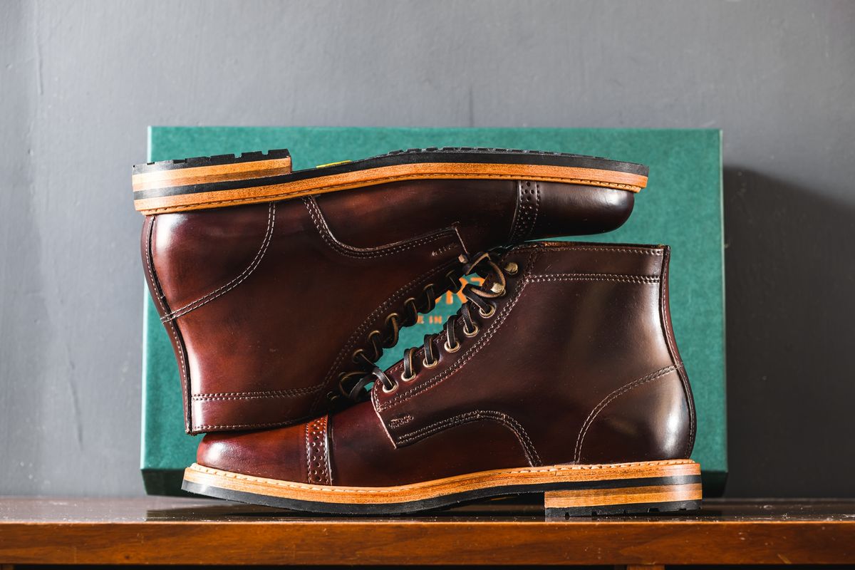 Photo by ABPhoto on March 23, 2023 of the Rancourt & Co. Porter Boot in Horween Espresso Shell Cordovan.