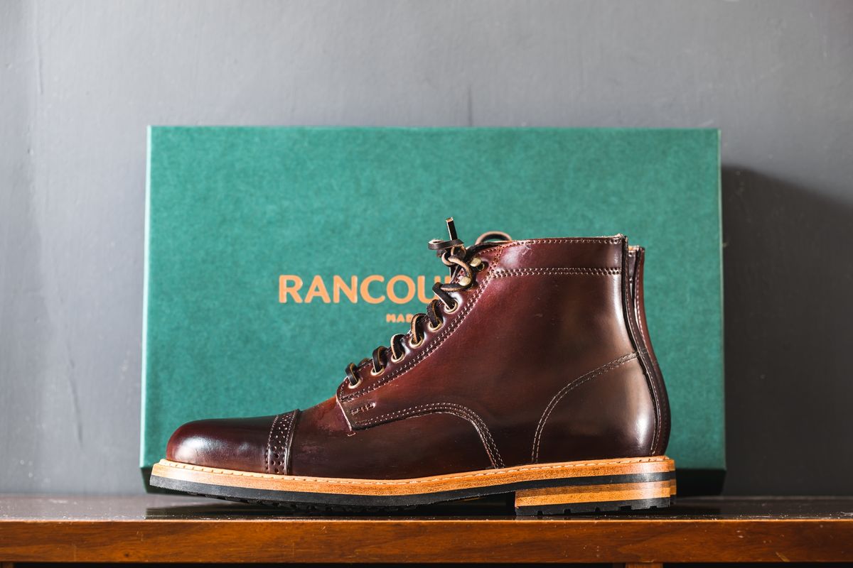 Photo by ABPhoto on March 23, 2023 of the Rancourt & Co. Porter Boot in Horween Espresso Shell Cordovan.