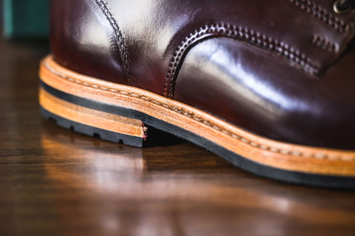 Photo by ABPhoto on March 23, 2023 of the Rancourt & Co. Porter Boot in Horween Espresso Shell Cordovan.